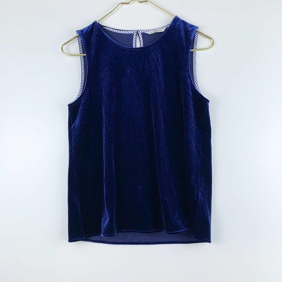 Vineyard Vines Tops - vineyard vines blue Velvet XS womens Top Sleeveless